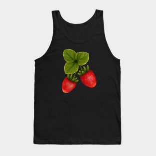 Red Strawberries Tank Top